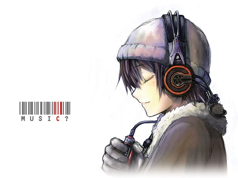 MUSIC, boy, animeboy, anime, HD wallpaper | Peakpx