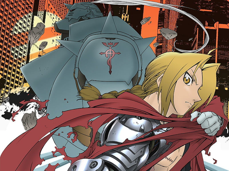 Anime, Fullmetal Alchemist, Edward Elric, Alphonse Elric, HD wallpaper