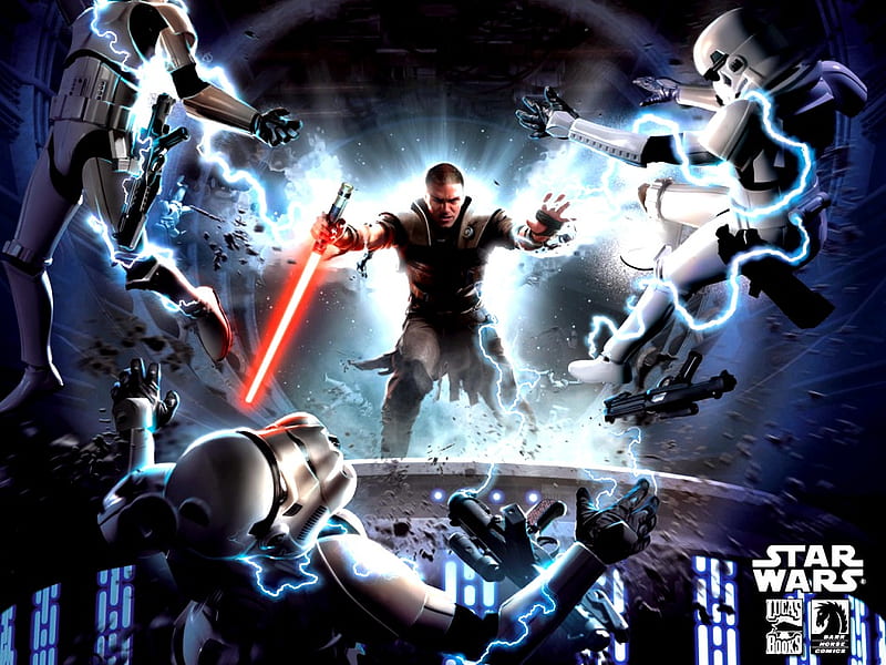 Star Wars: Force Unleashed, comic, action, star wars, video game, force unleashed, adventure, HD wallpaper
