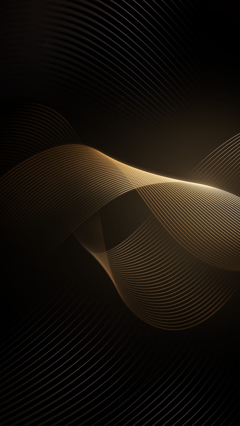 Abstract, black, gold, huawei, light, lines, pattern, samsung, spiral,  stoche, HD phone wallpaper | Peakpx