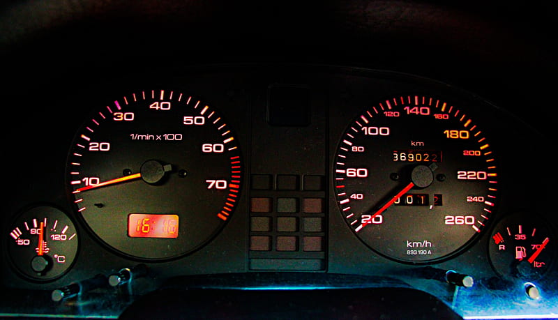 Audi 80 Sport edition cockpit, speedometer, 80, edition, sport, cockpit, b3, audi, HD wallpaper