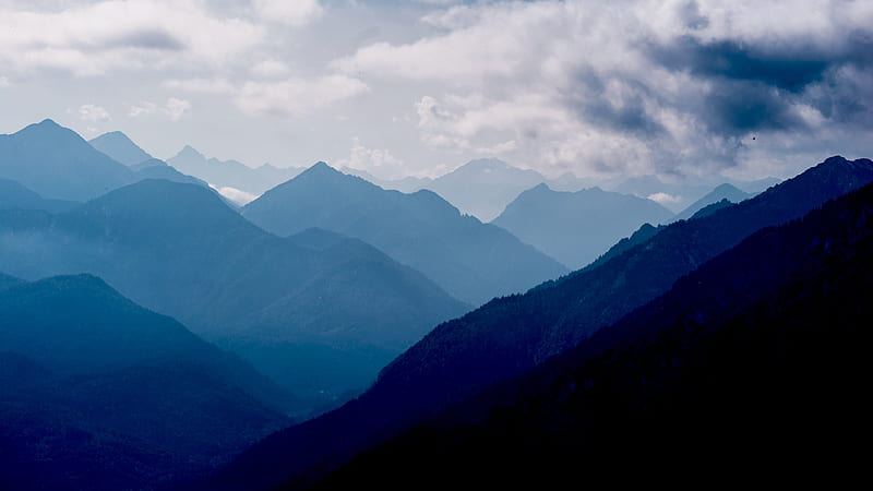 Mountains, edge, clouds, mist, Landscape, HD wallpaper | Peakpx