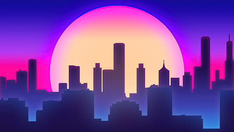 Synthwave Vaporwave 4k live wallpaper - Download