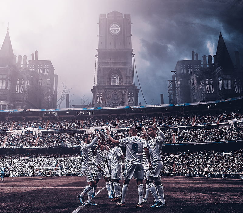 Real Madrid, benzema, casemiro, isco, laliga, spain, spanish, HD wallpaper