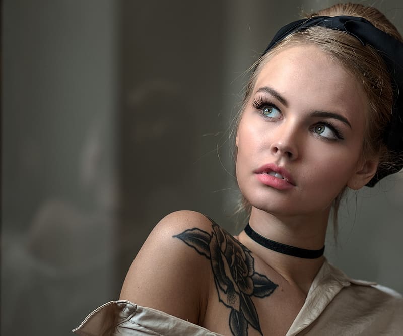 Tattoo Russian Face Model Women Anastasiya Scheglova Hd Wallpaper Peakpx