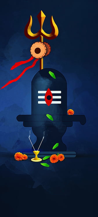 Shop Exclusive Multicolored Lord Shiva Trishul and Aum (OM) Symbol Design  -India Meets India