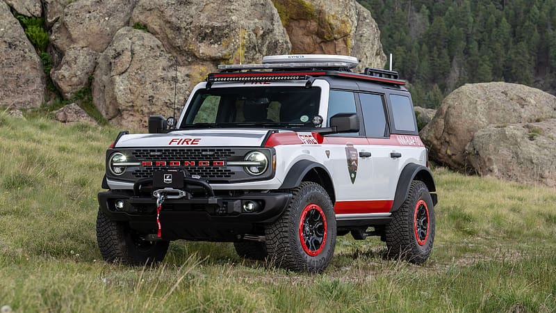 Ford Bronco Wildland Firefighting Command Rig, HD wallpaper