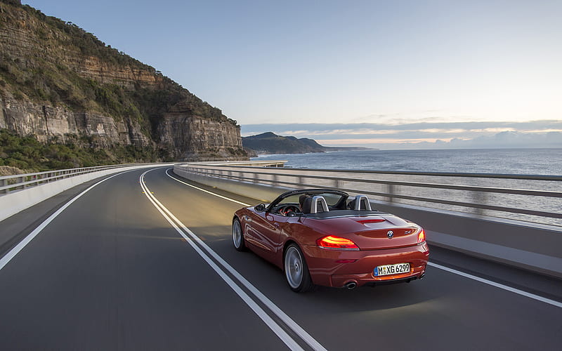 2014 BMW Z4 Roadster, Convertible, Inline 6, Turbo, car, HD wallpaper