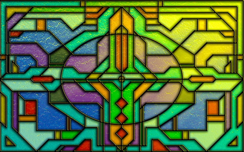 Stain Glass Future, colours, stain glass window, window, church, HD wallpaper
