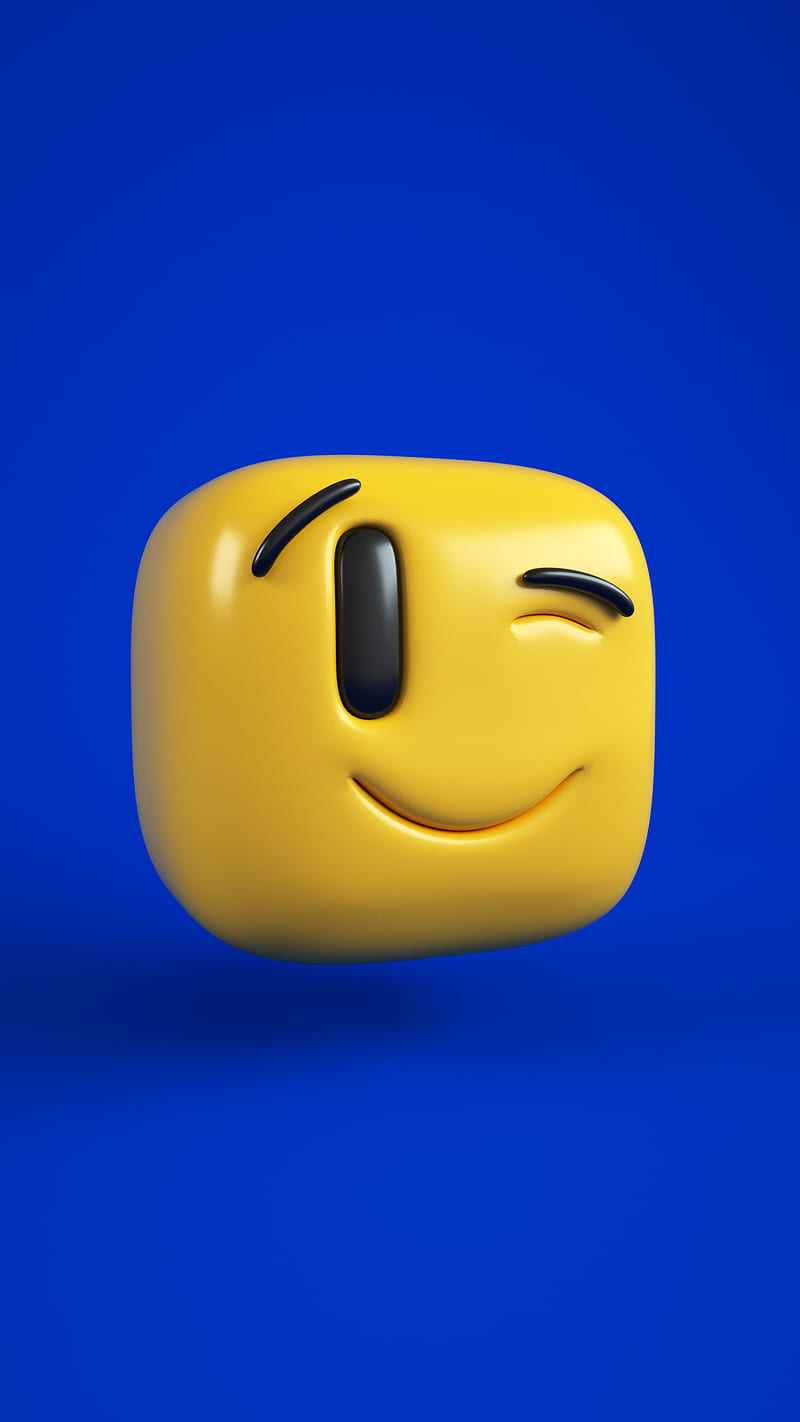 Emoji wink, 3d, YIPPIEHEY, art, emojis, emoticon, face, fun, happy, popart,  smile, HD phone wallpaper | Peakpx