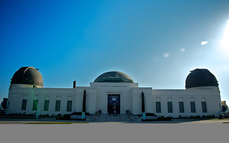 Sky, Building, Sunny, Observatory, Los Angeles, Man Made, HD wallpaper