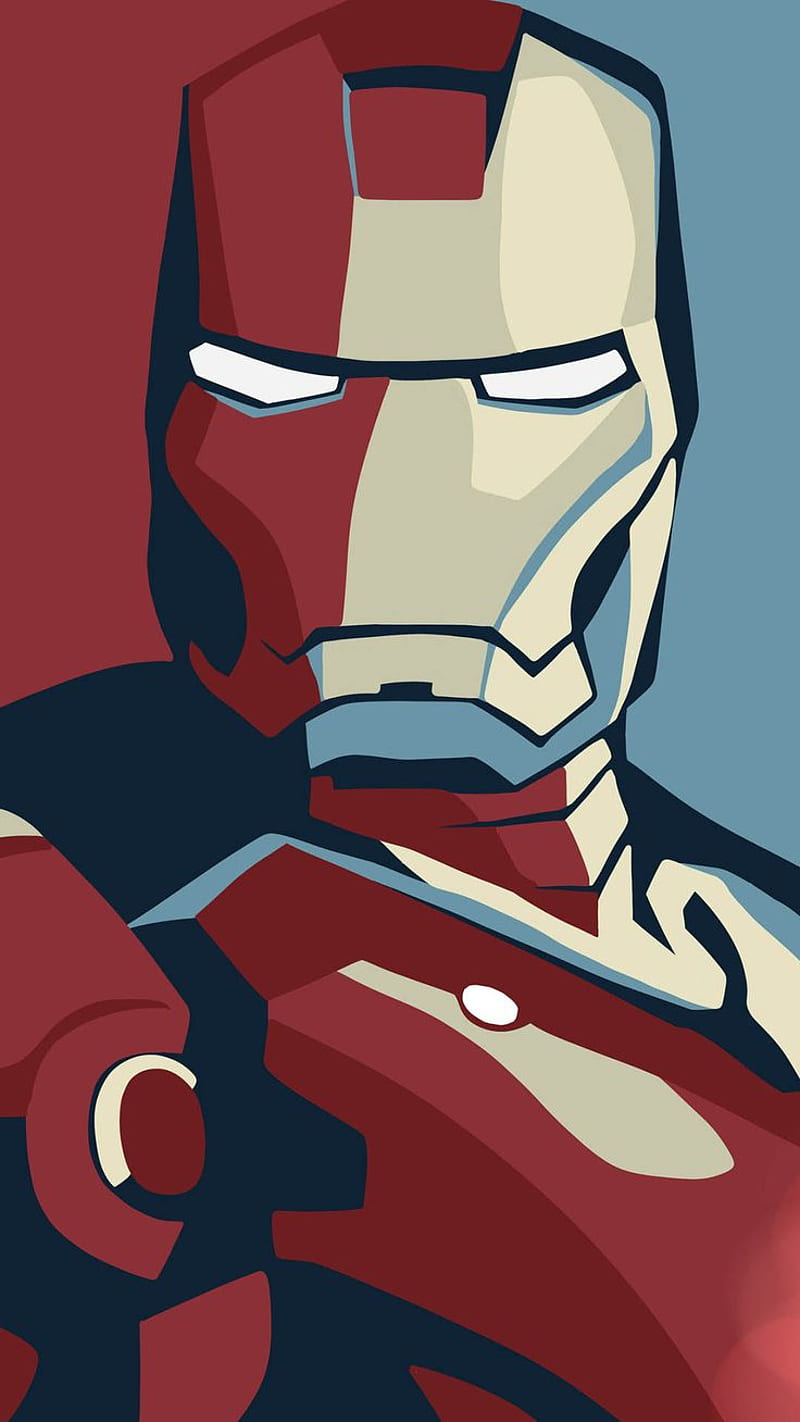 Iron Man, avenger, iron patriot, marvel, painting, HD phone wallpaper