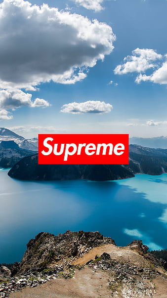 Supreme logo, supreme, nature, landscape HD wallpaper