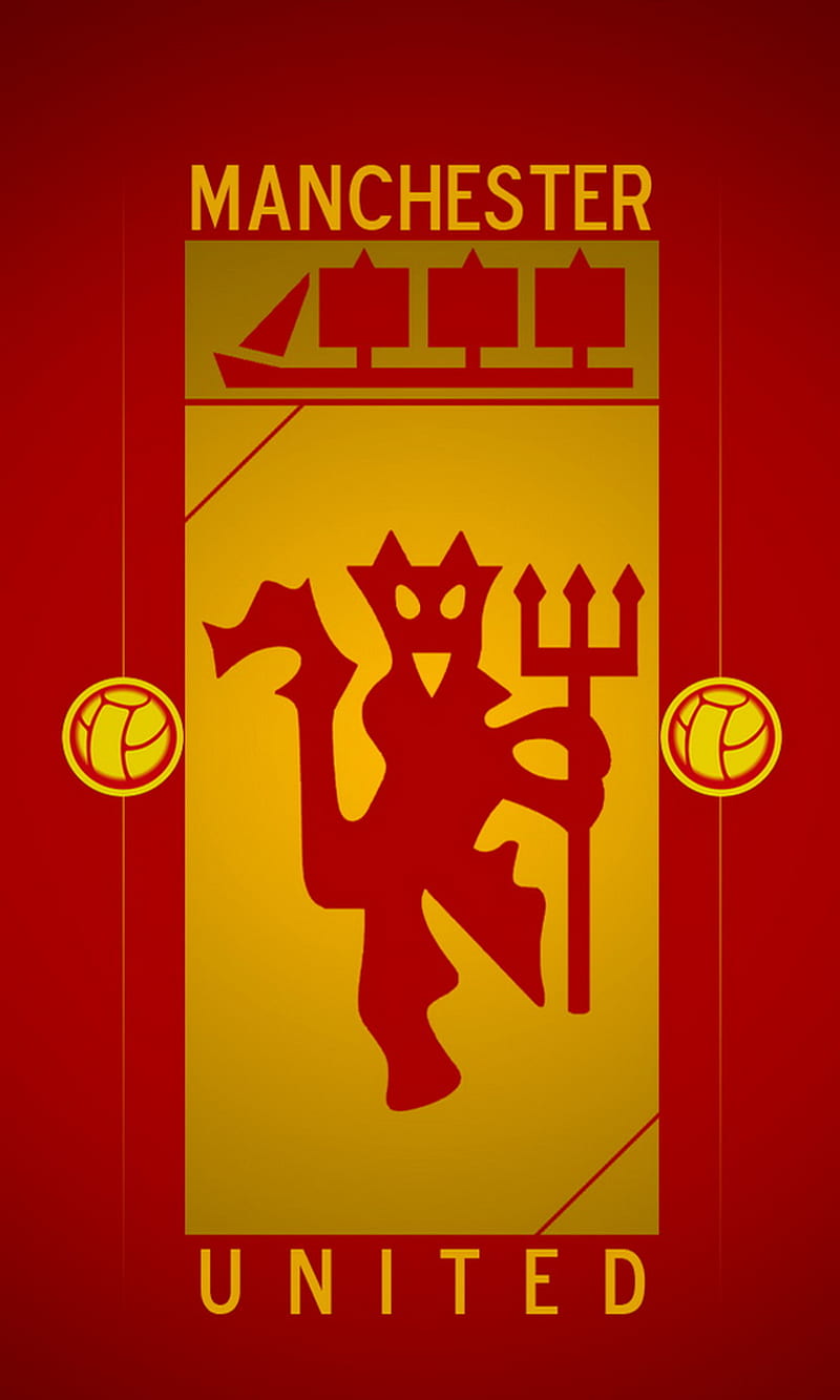 Manchester United logo, man utd, mufc, HD phone wallpaper