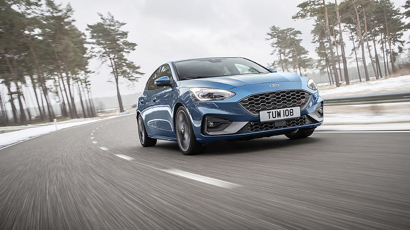 2020 Ford Focus ST, 2019 Geneva Motor Show, Hatch, Inline 4, Turbo, car, HD wallpaper