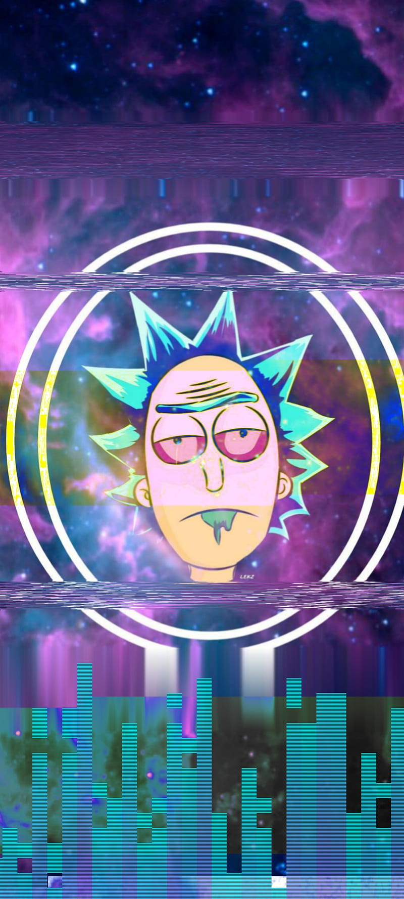 Rick Sanchez Glitch from Rick y Morty Wallpaper 4k HD ID:6581