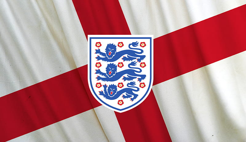 England Football, national team, fifa, the three lions, euro, english flag, 3 lions, flag of england, logo, HD wallpaper