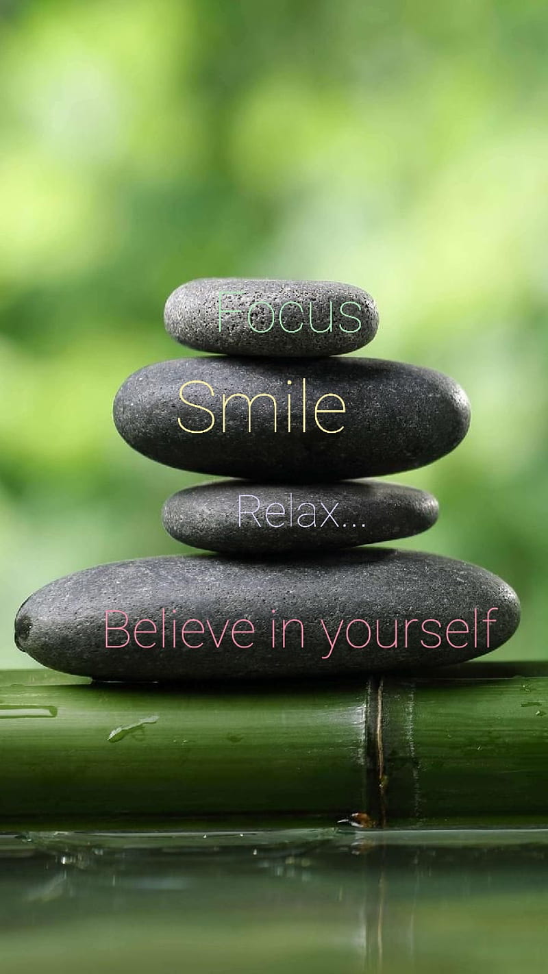 Zen believe, anxiety, relax, smile, HD phone wallpaper | Peakpx