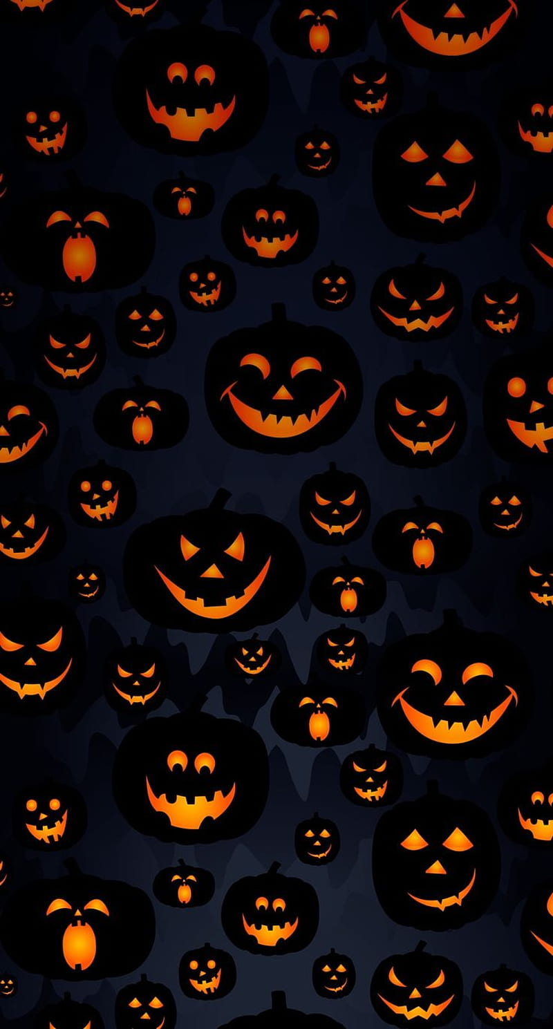 Pumpkin , blackpumpkin, halloween, orangeglow, HD phone wallpaper