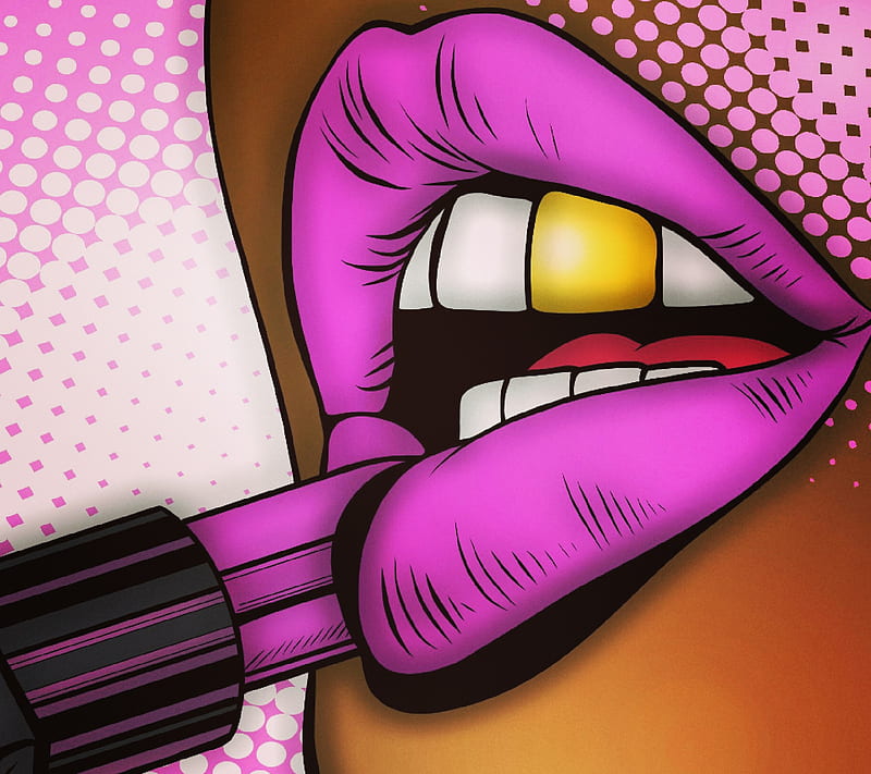 Diva Glam, fashion, lips, pink, purple, HD wallpaper | Peakpx