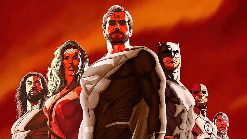 Justice League Hbo Max, justice-league, superheroes, artwork, HD wallpaper