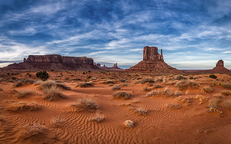 Earth, Monument Valley, Desert, Landscape, Nature, Sand, USA, HD wallpaper