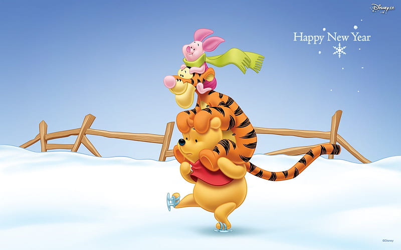 Winnie the Pooh, Tigger, Disney, Cartoon, Piglet, HD wallpaper