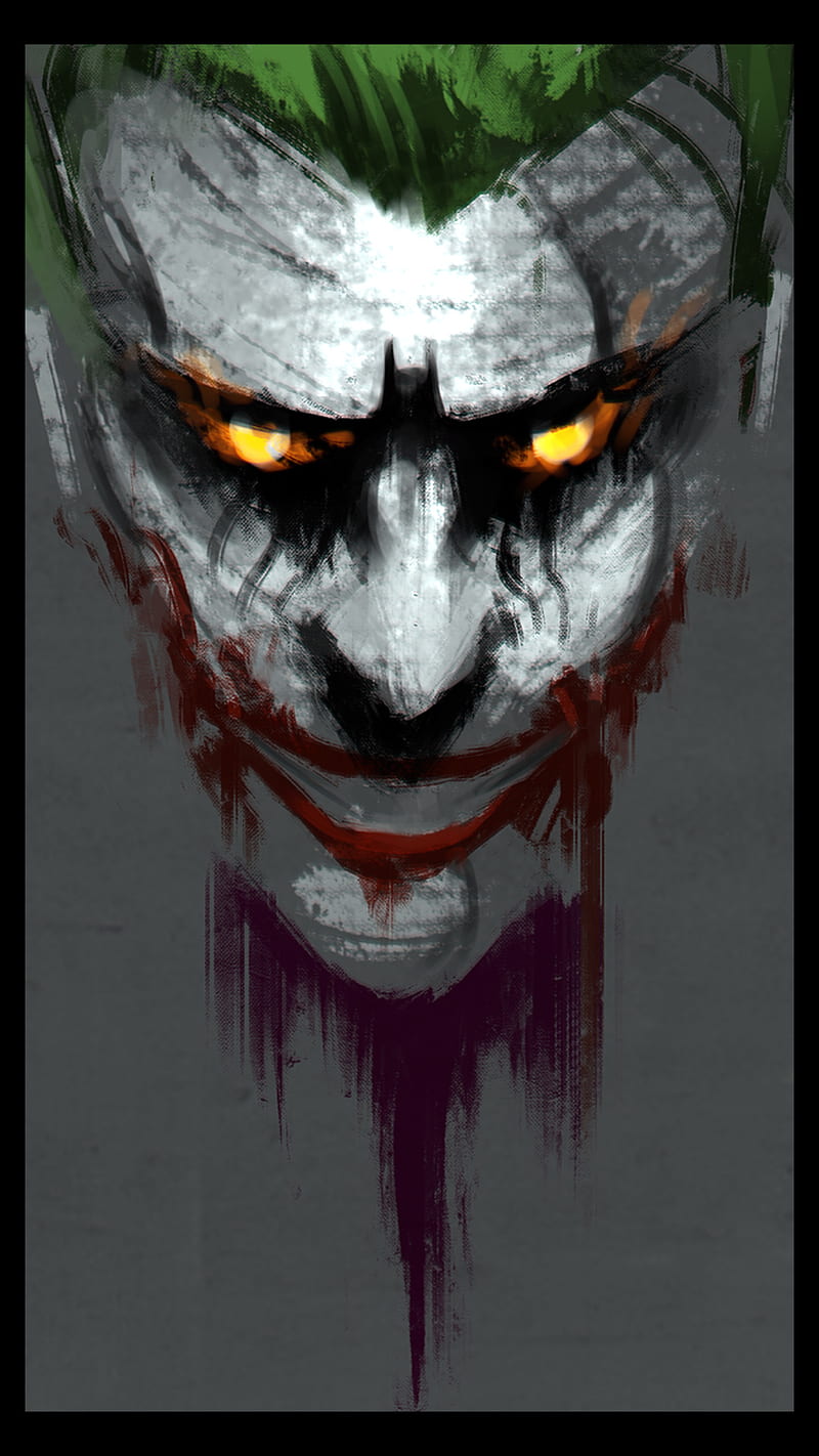 The Joker, art, art work, artwork, batman, dccomics, evil, gotham, joker,  painting, HD phone wallpaper | Peakpx