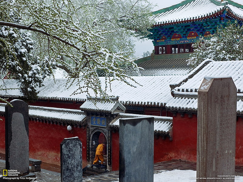 Monk China-National Geographic graphy, HD wallpaper