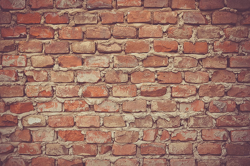 brown concrete bricks, HD wallpaper