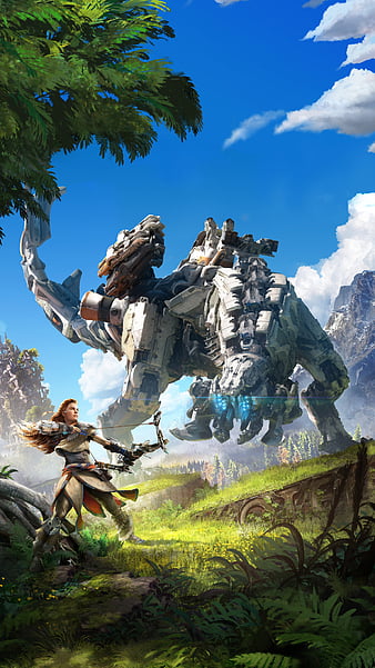 Quadro Decorativo MDF Horizon zero Dawn Wallpaper