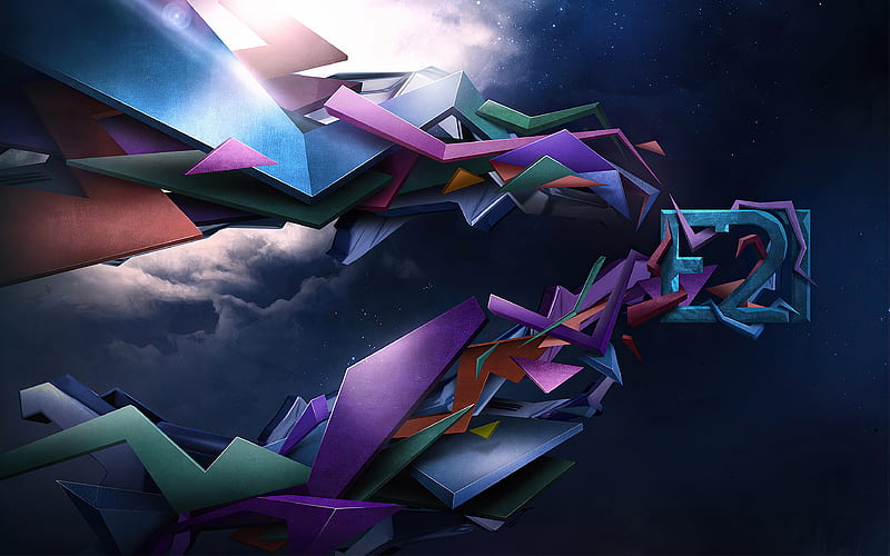 Artistic 3d Shapes Abstract, abstract, 3d, shapes, HD wallpaper