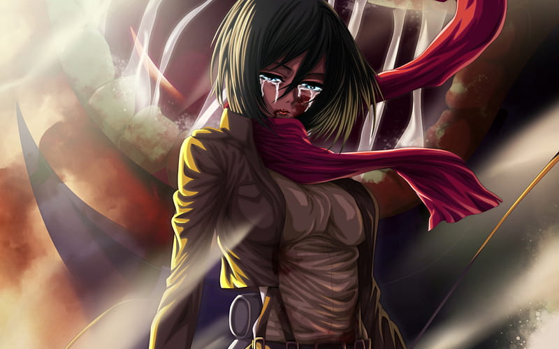 Mikasa Attack on Titan 4K iPhone Wallpapers Free Download