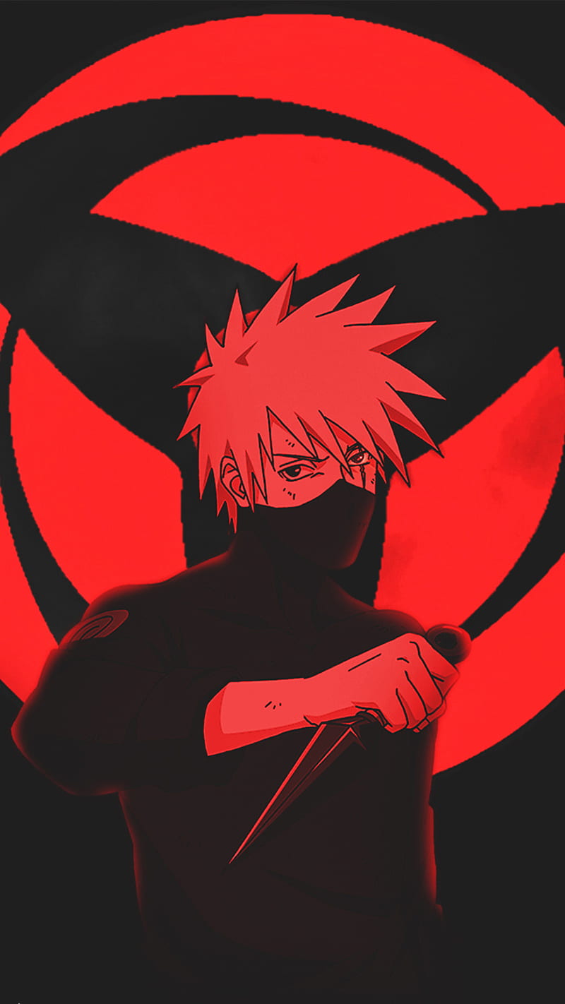 Kakashi, anime, animes, desenhos, naruto, sharingan, HD phone wallpaper