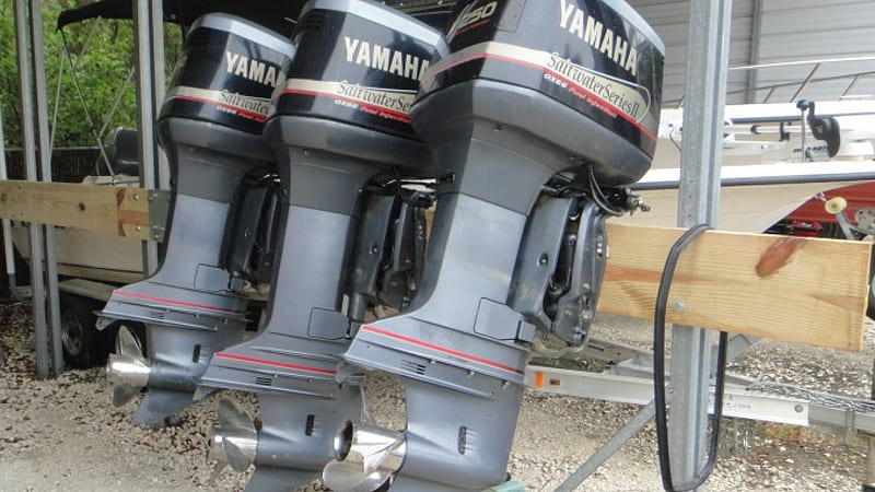 Yamaha Outboard Engine, boat, outboard, motor, engine, HD wallpaper