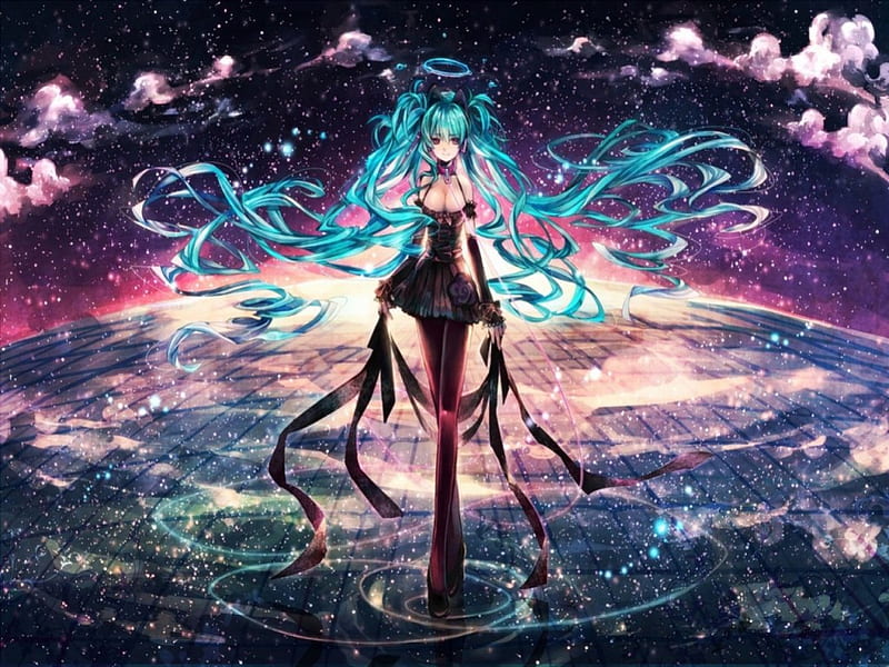 Queen of The World, cute, vocaloid, hatsune, girl, queen, miku, HD ...