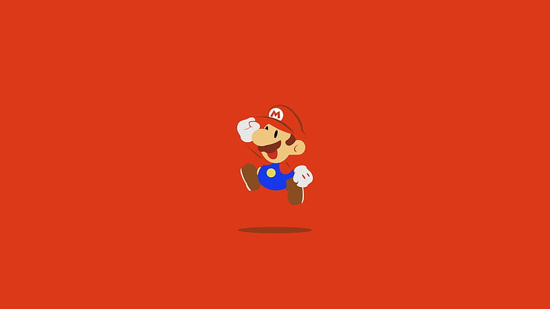 Mario Minimal, HD wallpaper