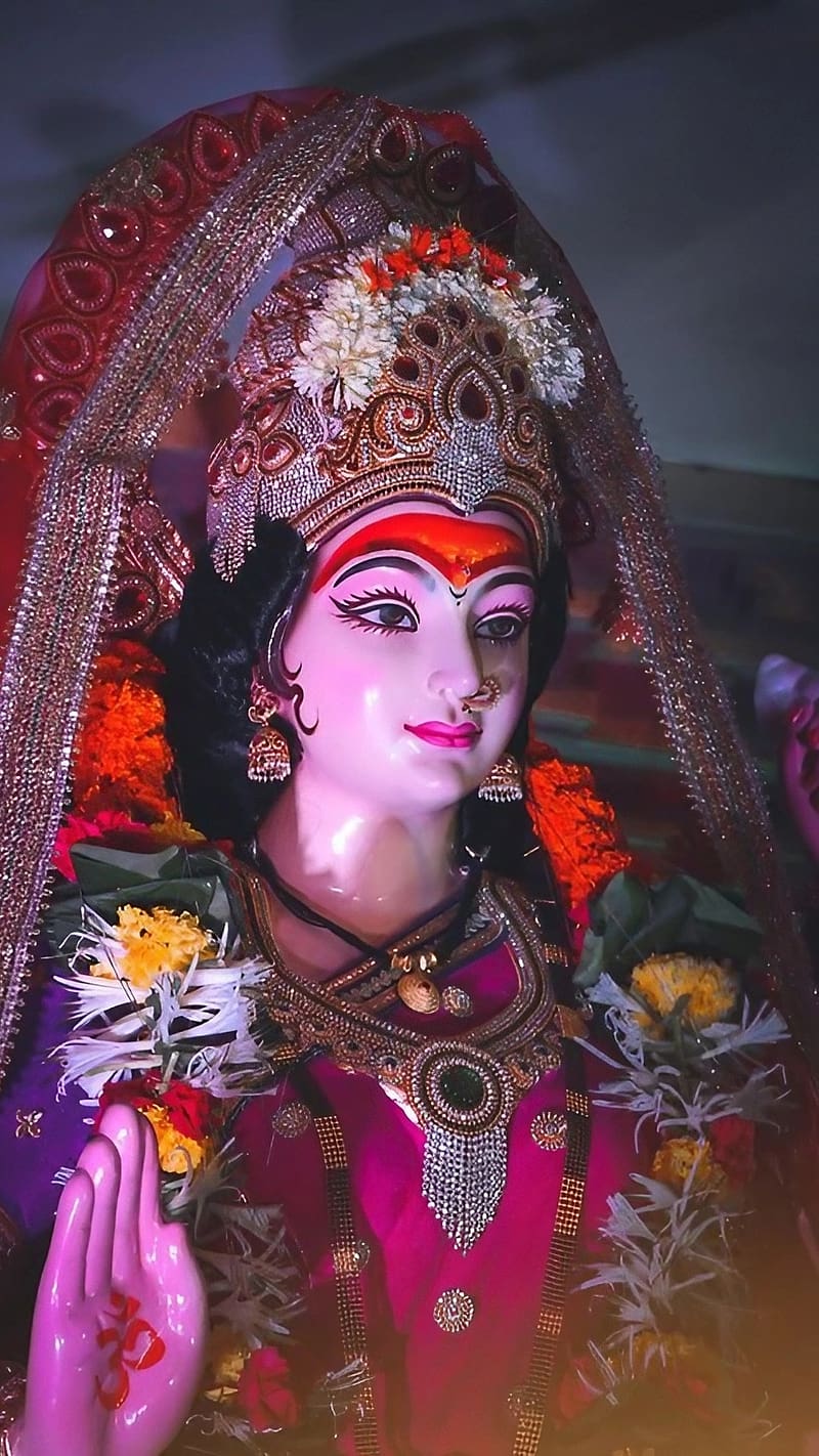 Durga, Devi Maa Statue, goddess, maa durga, HD phone wallpaper ...