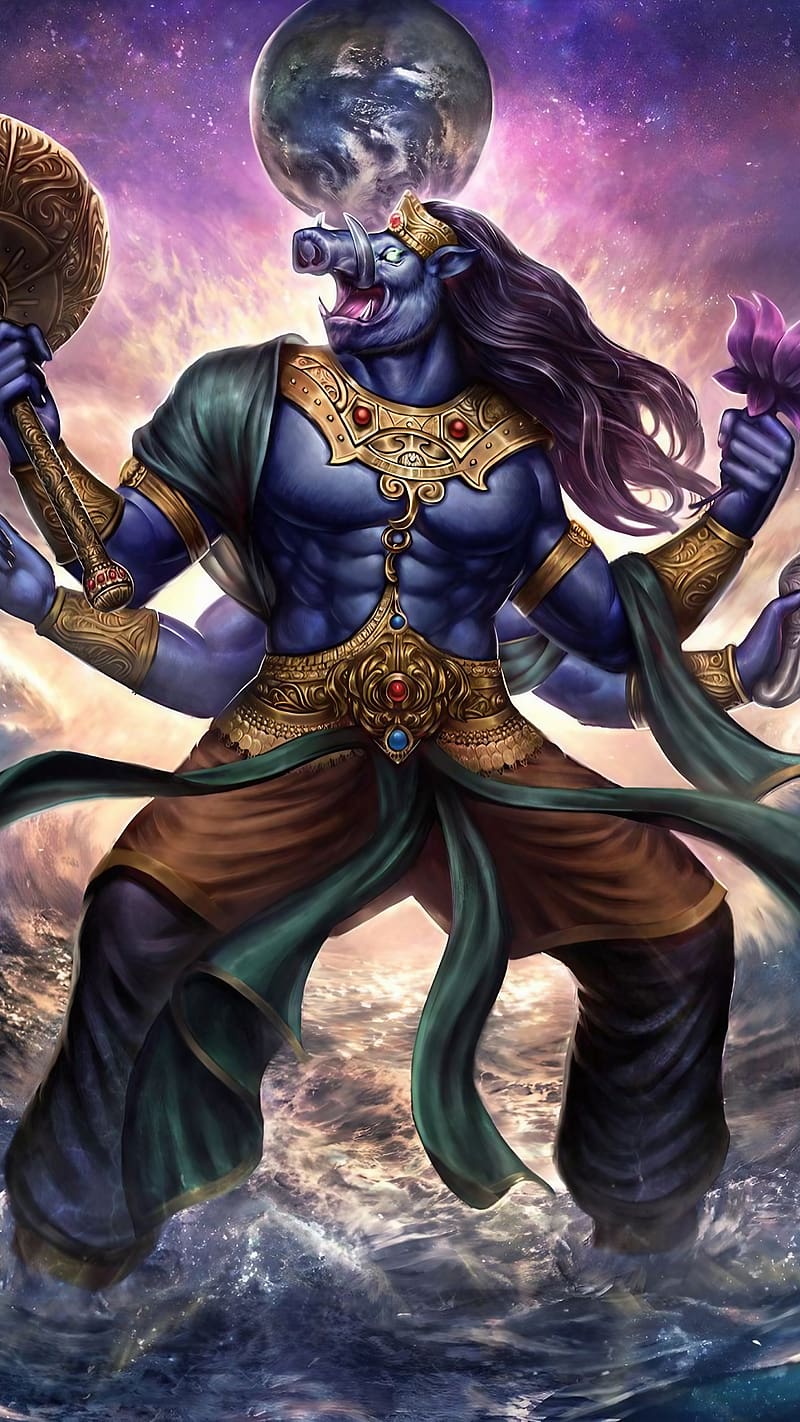 Vishnu Bhagwan Ke, danger vishnu, lord, god, HD phone wallpaper ...