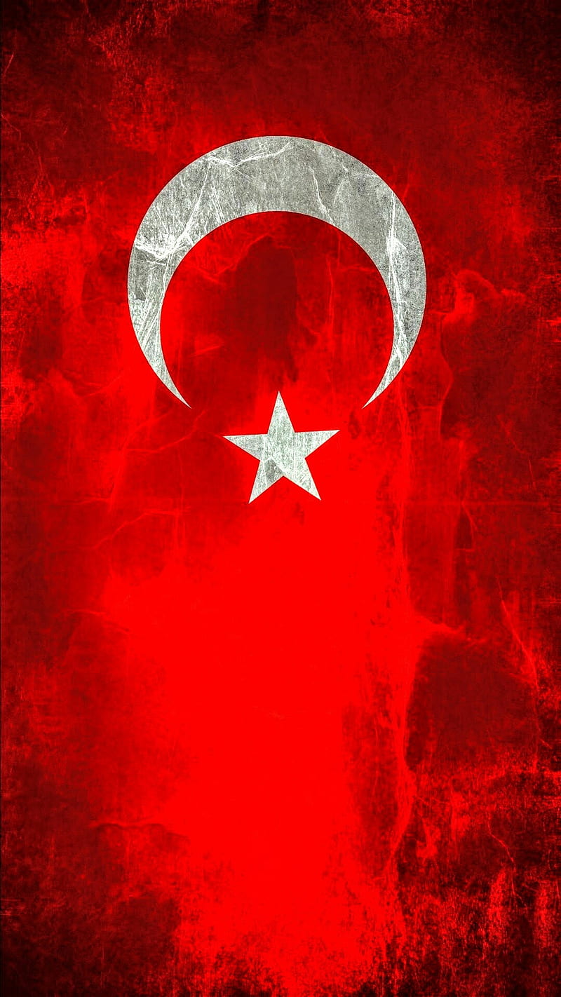 Turkish Flag, flag, millet, moon, turk, turkiye, ulke, yildiz, HD phone wallpaper