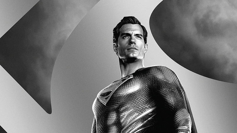 Superman Black Suit Henry Cavill Justice League Snyder Cut 4K