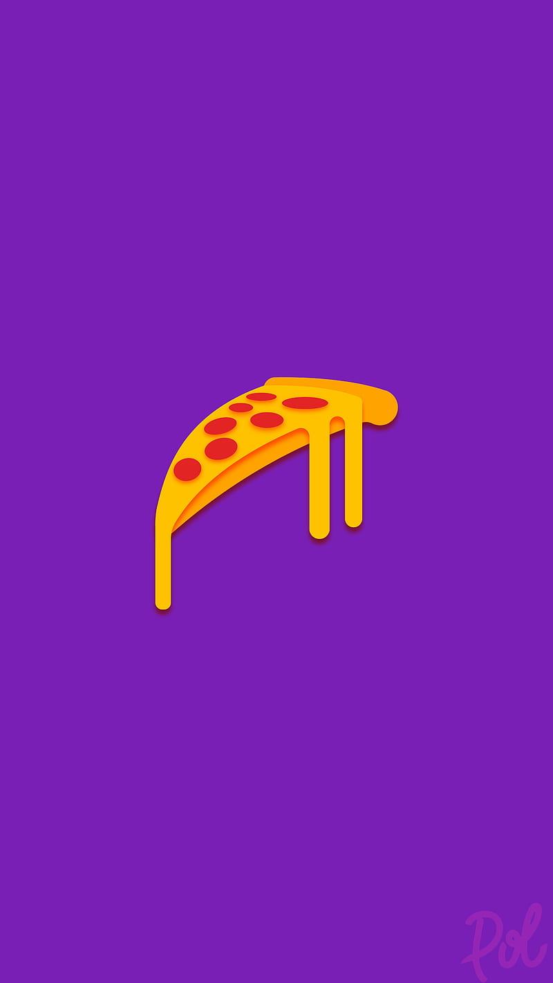 Pepperoni Pizza, android, desenho, google, ios, material, material design, HD phone wallpaper