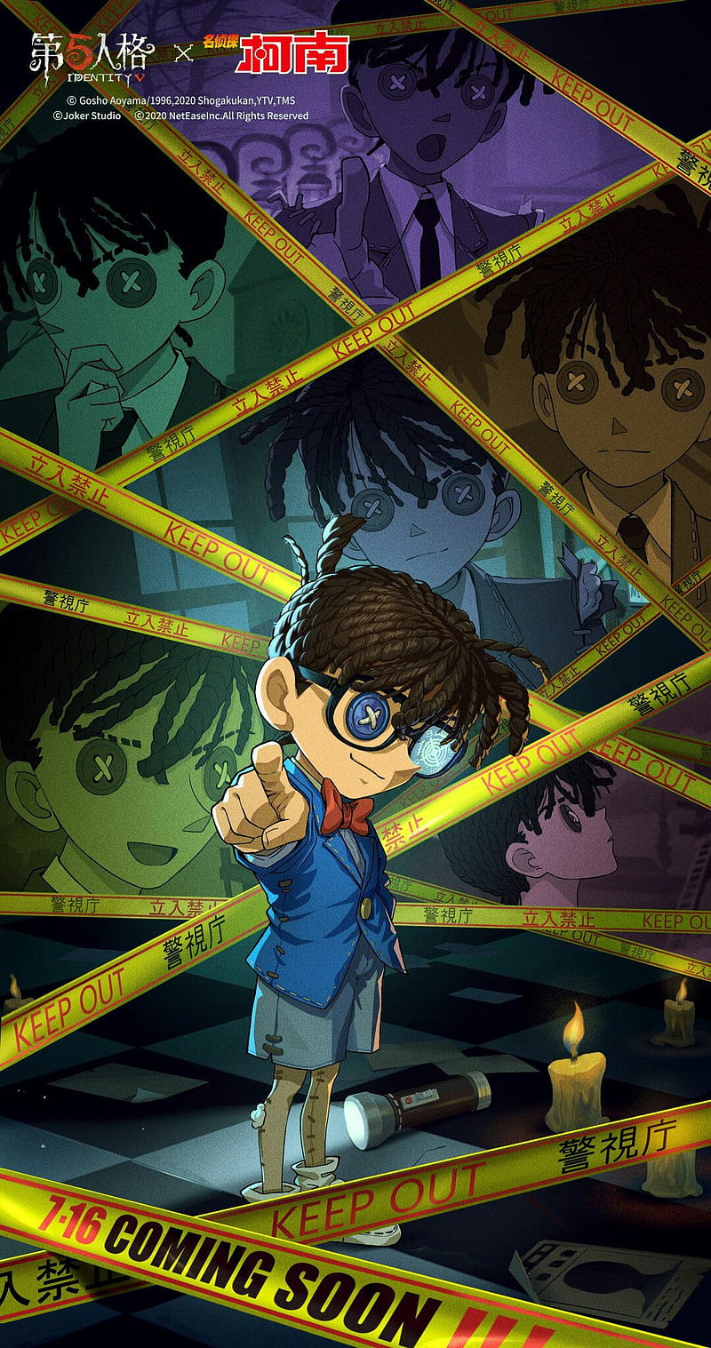detective conan , anime, crime, mouri, ran, HD phone wallpaper