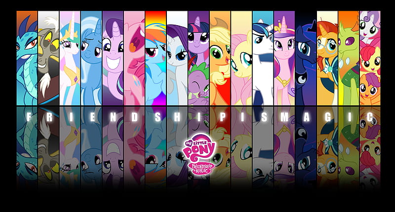 My Little Pony, My Little Pony: Friendship is Magic, Twilight Sparkle , Princess Celestia , Princess Ember (My Little Pony) , Scootaloo (My Little Pony) , Apple Bloom , Sweetie Belle , Discord (My Little Pony) , Thorax (My Little Pony) , Sunburst (My Little Pony) , Princess Luna , Spike (My Little Pony) , Princess Cadance , Shining Armor , Trixie (My Little Pony) , Starlight Glimmer , Fluttershy (My Little Pony) , Rainbow Dash , Rarity (My Little Pony) , Applejack (My Little Pony) , Pinkie Pie, HD wallpaper