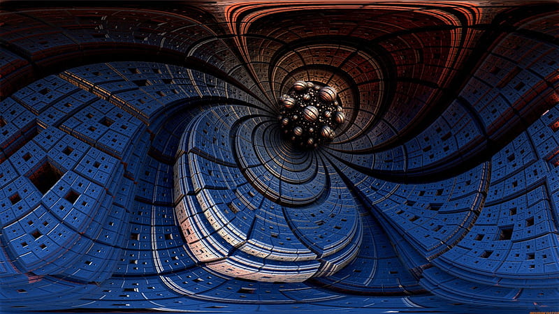 Zuma, 3D, 1920x1080, fractal 3d, abstract, HD wallpaper