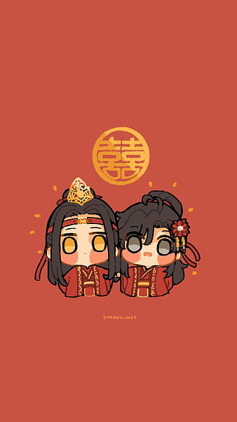 Download Mo Dao Zu Shi Cute Wangxian Couple Wallpaper