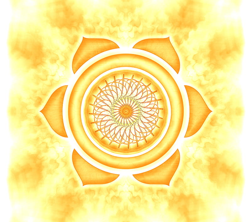 solar plexus chakra, yellow, HD wallpaper