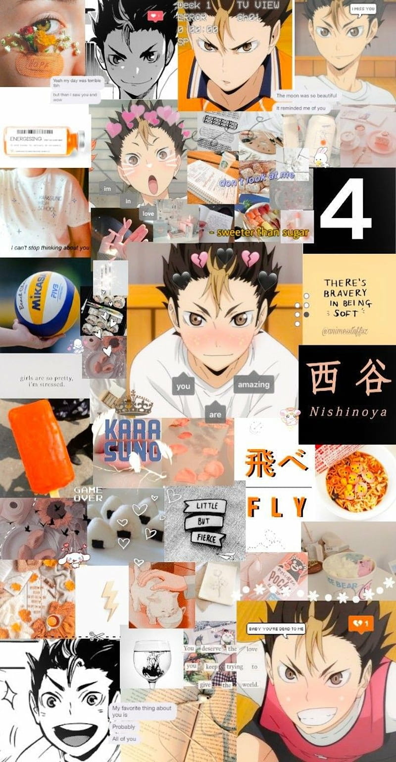 Noya haikyuu, anime, perfecto, voleibol, HD phone wallpaper