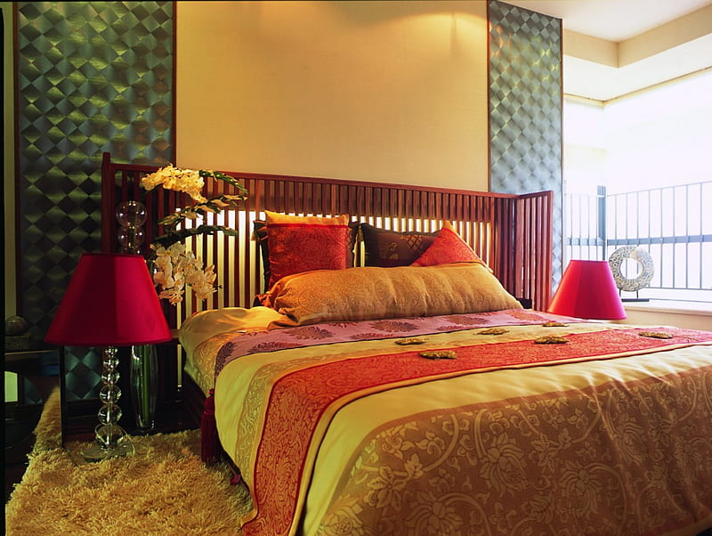 BEAUTIFUL BED ROOM, nice, cool hot, room, HD wallpaper