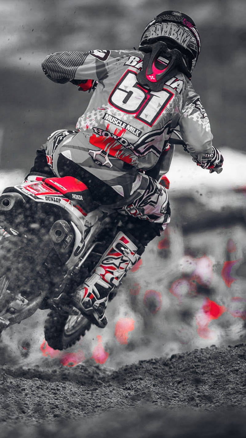 Motocross live wallpaper for Android. Motocross free download for tablet  and phone.